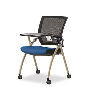EZ 비고맥스 A형 수강용의자 비고시리즈 메쉬의자 강의실의자 접는의자 수강판부착 소형의자