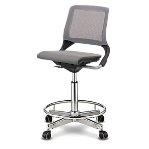 EZ 루시 풀메쉬 제도 (블랙) 스툴체어시리즈 제도용의자 바퀴달린 의자 높이조절 의자