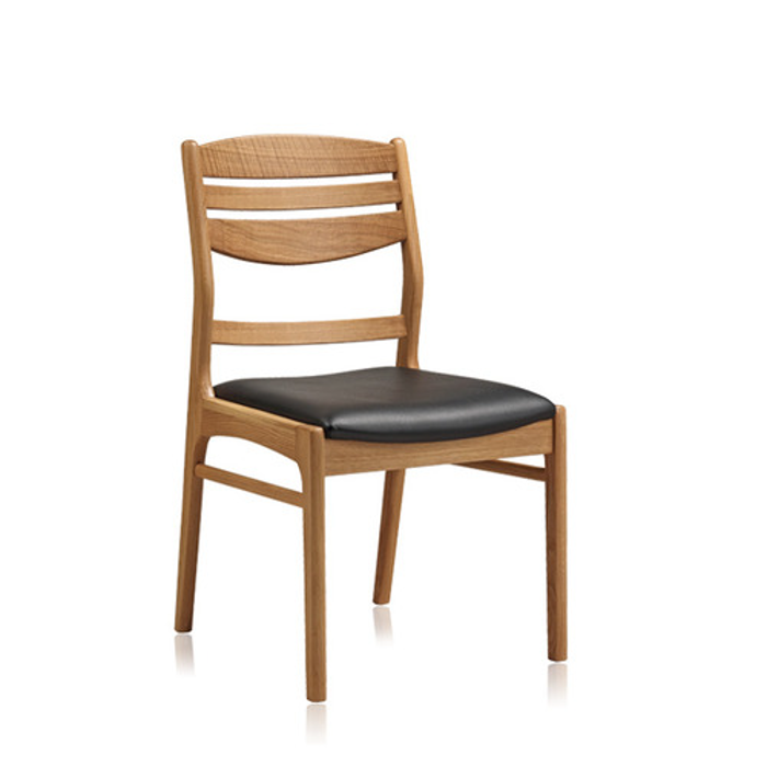 하이퍼스 HFC-2088-1 올리아 오크 원목 의자 - 가로대형 식탁의자